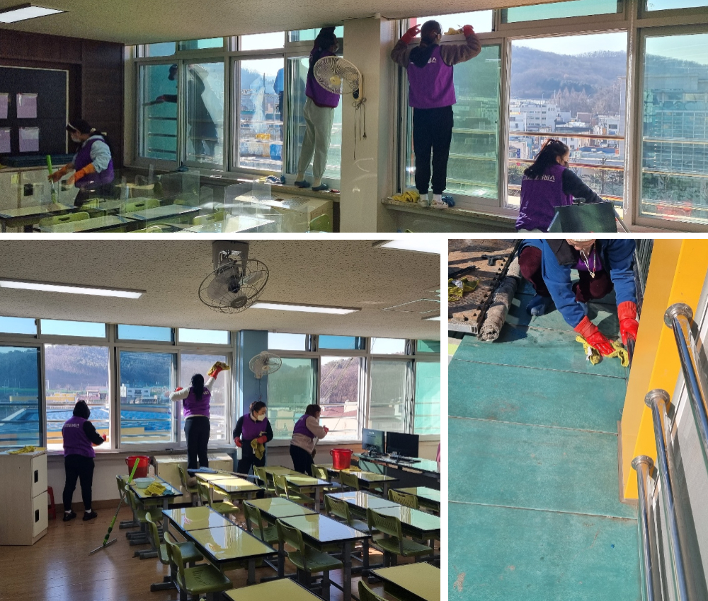 하남 학교 창문과 창틀청소 서비스 - 완벽한 청결을 위해 관한 작업사진입니다.
