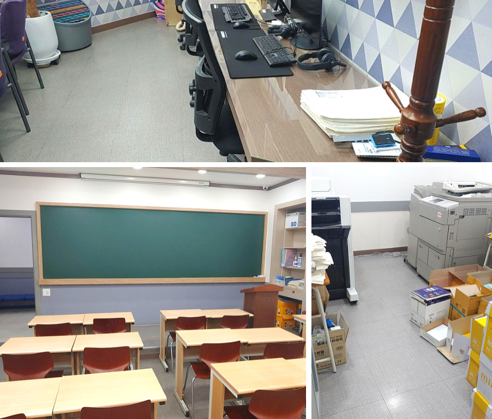 하남시 학원 청소 - 깨끗한 학습환경을 제공합니다 관한 작업사진입니다.